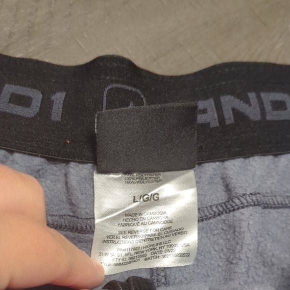 And1 Men's Gray Sweatpants - Picture 3 of 5